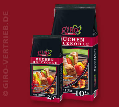 Buchen-Grillholzkohle